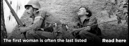 The First Woman to Do Is Often the Last Listed