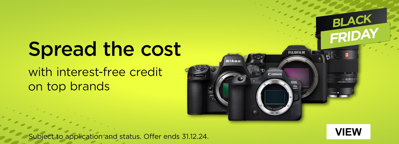 Spread the cost with interest-free credit on top brands. Subject to application and status. Offer ends 31.12.24