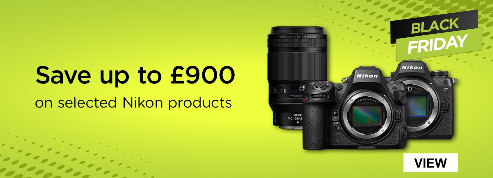 Save up to £900 on selected Nikon products