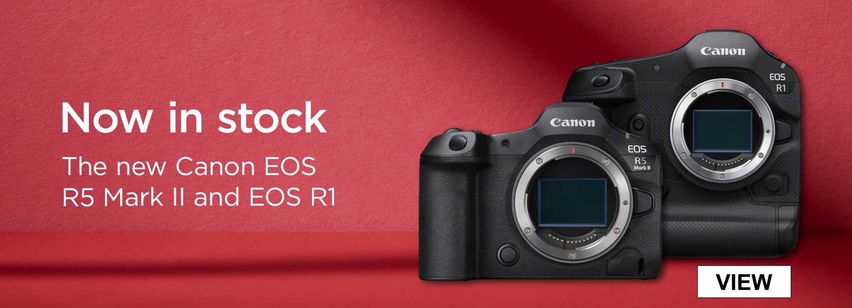 Now in stock the new Canon EOS R5 Mark II and EOS R1