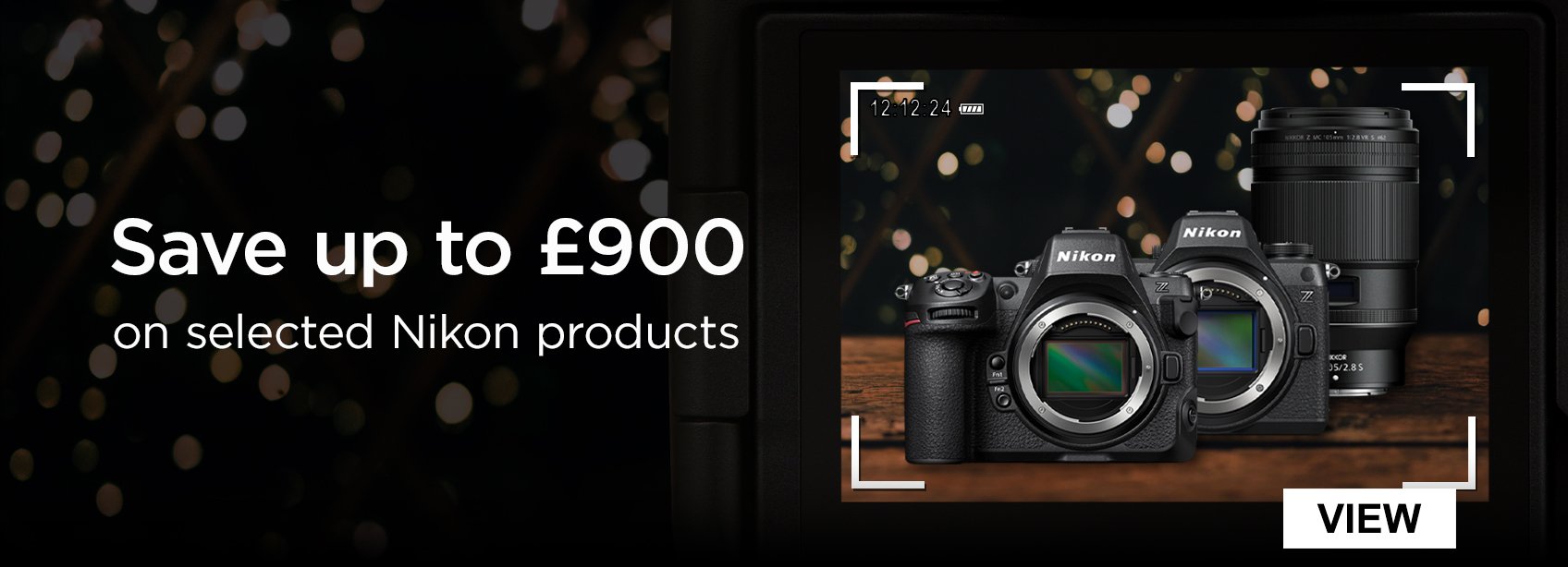 Save up to £900 on selected Nikon products