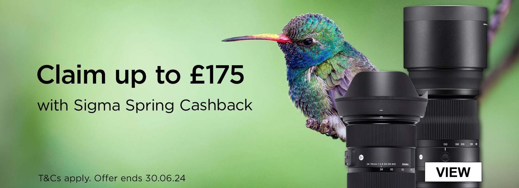 Claim up to £175 with Sigma Spring Cashback. T&Cs apply. Offer ends 30.06.24