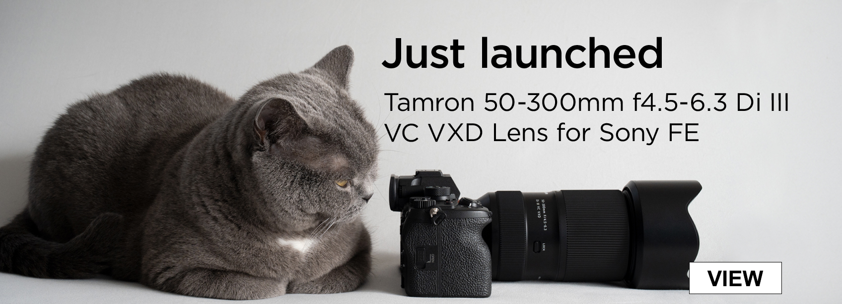 Just launched Tamron 50-300mm f4.5-6.3 DI III VC VXD Lens for Sony FE