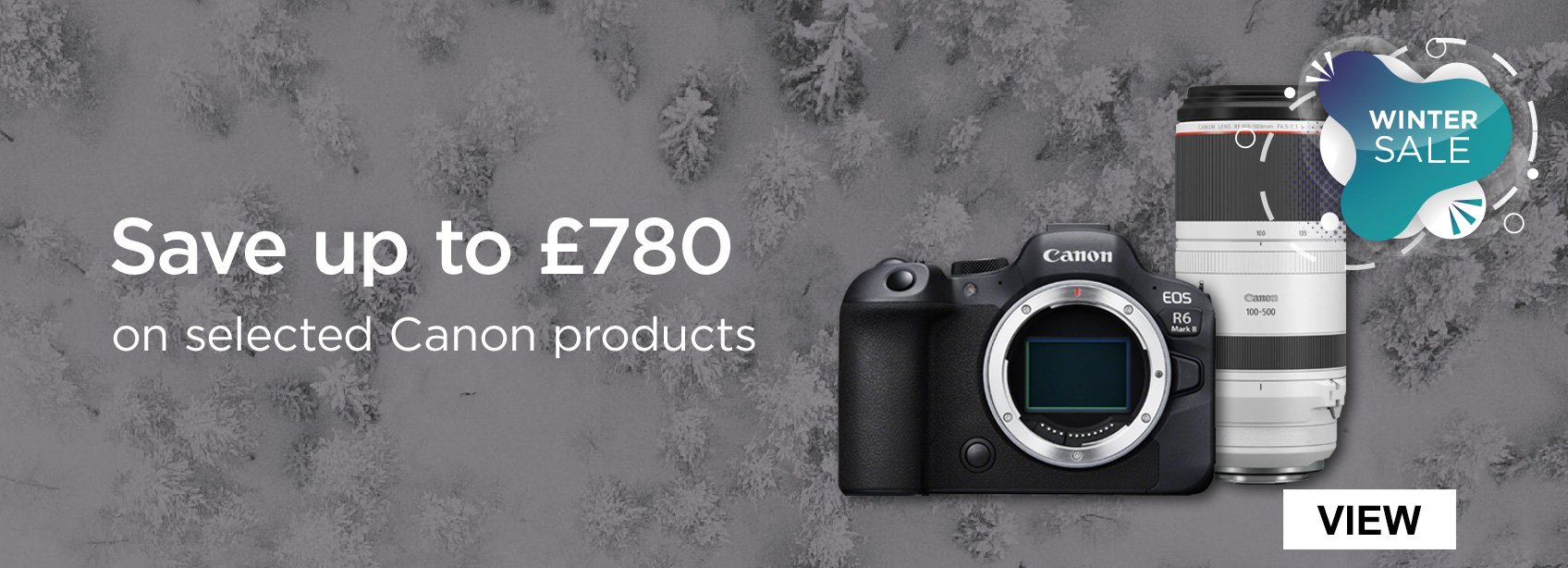 Save up to £780 on selected Canon