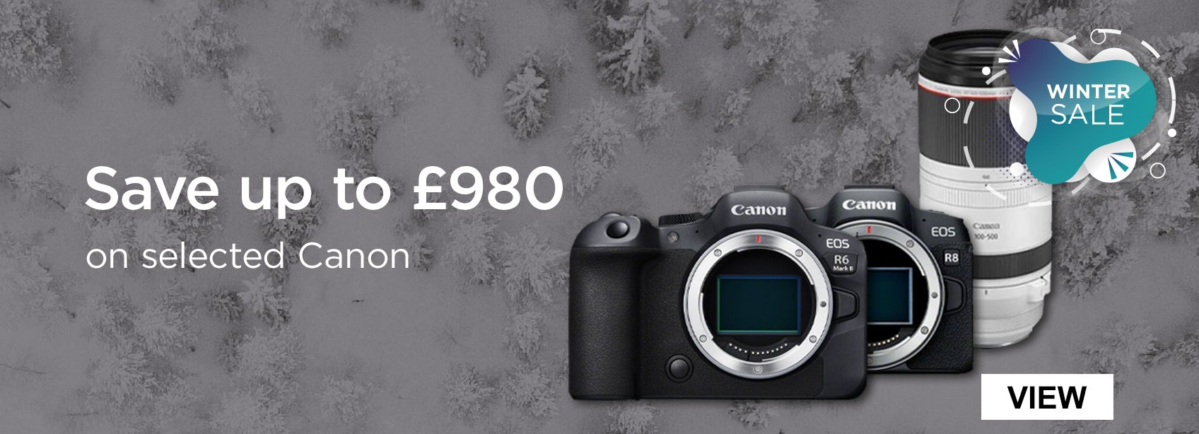 Save up to £980 on selected Canon