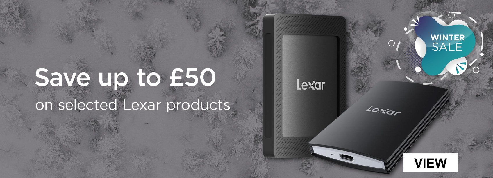 Save up to £50 on selected Lexar products