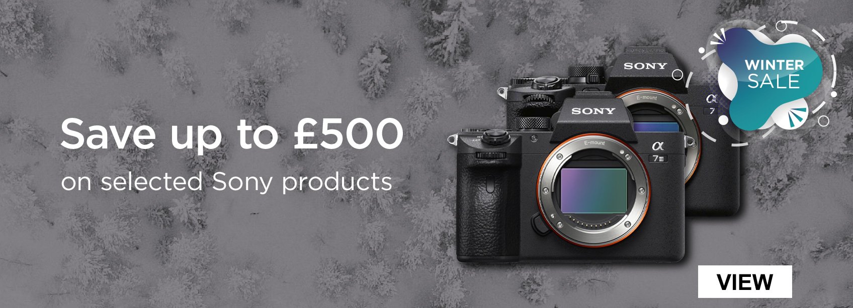 Save up to £500 on selected Sony products