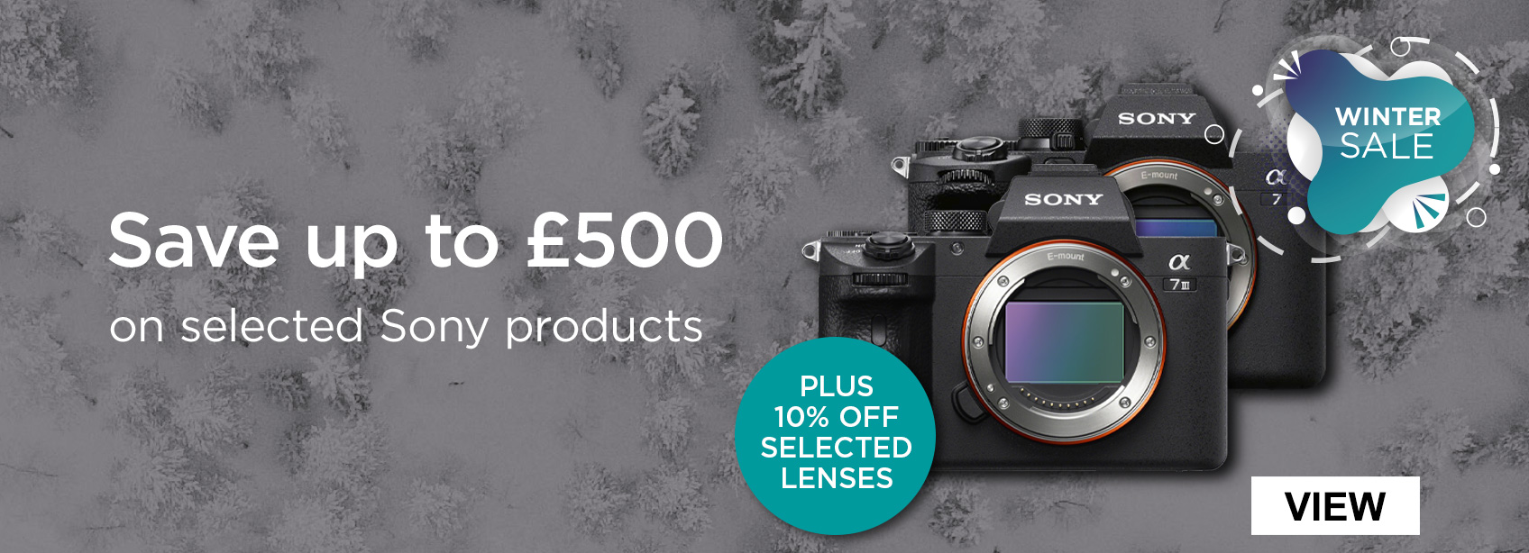 Save up to £500 on selected Sony products