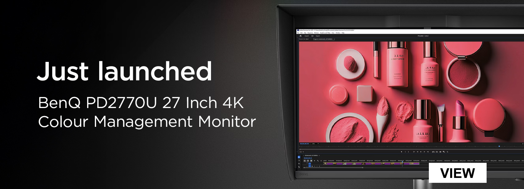 Just launched - BenQ PD2770U 27 Inch 4K Colour Management Monitor