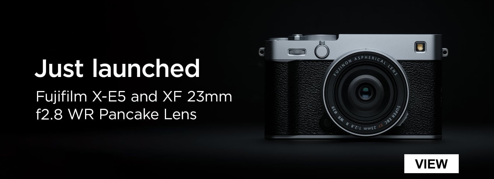 Just Launched Fujifilm X-E5 and XF 23mm f2.8 WR Pancake Lens