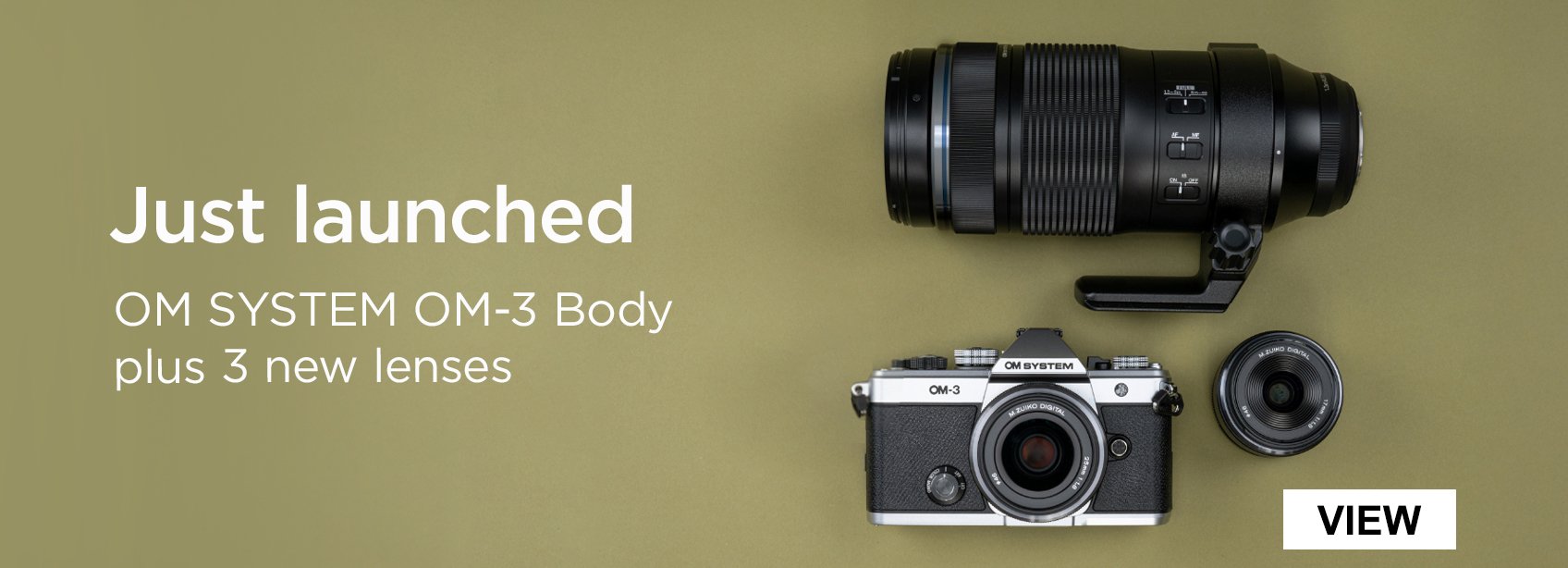 Just Launched OM SYSTEM OM-3 Body plus 3 new lenses