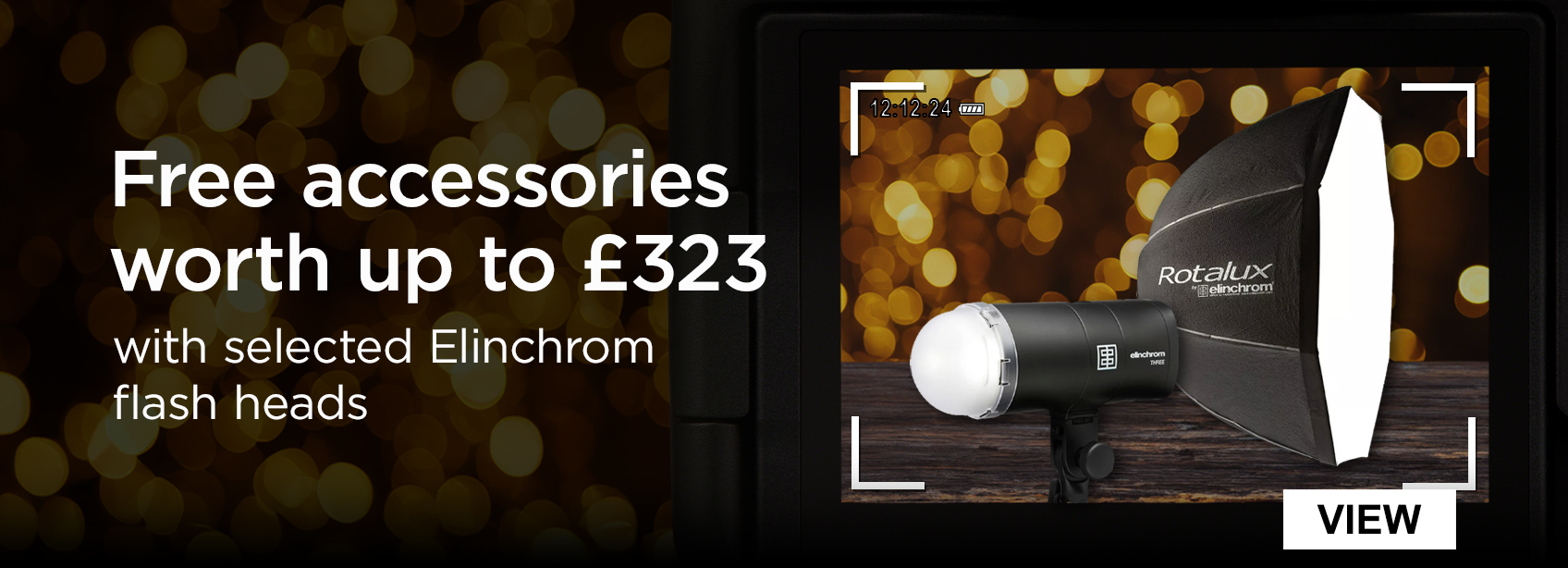 Free Accessories worth up to £323 with selected Elinchrom flash heads