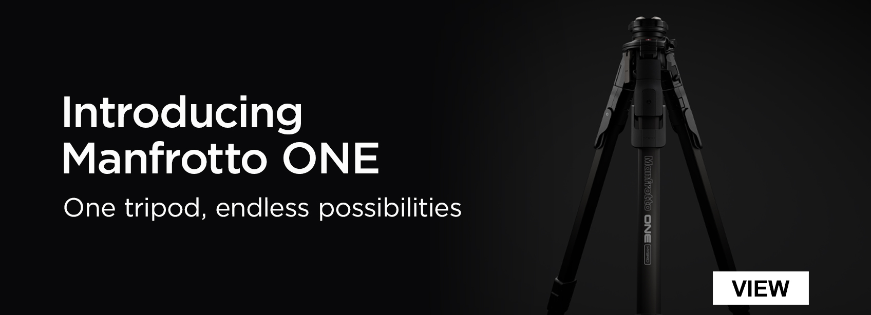 Introducing Manfrotto ONE - One tripod, endless possibilities
