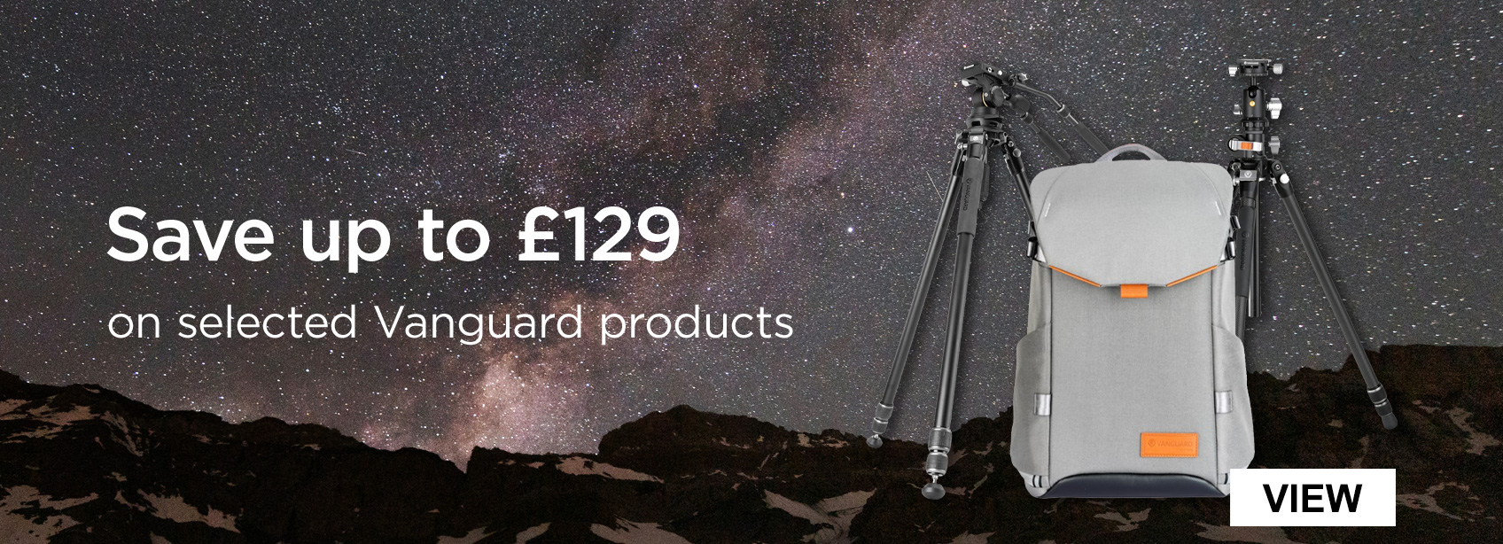 Save up to £129 on selected Vanguard products